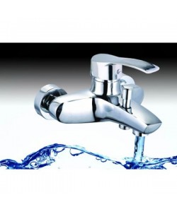 Baterie cada ZINOX ZLN-8525, Material alama, Finisaj crom, Cartus ceramic in doua trepte 40 mm, Cu furtun si para dus