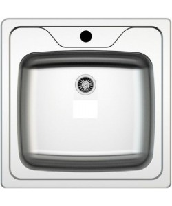 Chiuveta inox anticalcar Z-INOX ZLN-9263, Pentru blat, Dimensiune 50x50 cm