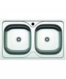 Chiuveta ZLN-0209 cu doua cuve pentru masca Z-INOX , Inox satinat, 50x80 cm Chiuveta ZLN-0209 cu doua cuve pentru masca Z-INOX , Inox satinat, 50x80 cm