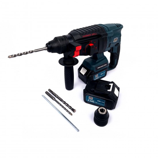 Ciocan rotopercutor German Meister cu 2 acumulatori 36V 8 AH-BRUSHLESS TECHNOLOGY
