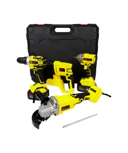 Trusa Boxer Autofiletanta + Flex + Rotopercutor + Masina cu Impact, cu 2 Acumulatori, 36V, 5Ah Trusa Boxer Autofiletanta + Flex + Rotopercutor + Masina cu Impact, cu 2 Acumulatori, 36V, 5Ah