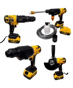 Trusa KraftRoyal 5 in 1, 36V, 8Ah, 2 Acumulatori, Autofiletanta, Impact, Flex, Rotopercutor, Pistol De Spalat Trusa KraftRoyal 5 in 1, 36V, 8Ah, 2 Acumulatori, Autofiletanta, Impact, Flex, Rotopercutor, Pistol De Spalat