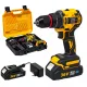 Mașină de Găurit și Înșurubat cu Acumulator German Meister 36V, Brushless, Mandrină 10 mm, 2 Viteze 0–1500 rpm, Acumulator + Încărcător
