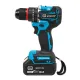 Set 2 Scule cu Acumulator German Meister 36V MAX – Mașină de Găurit și Înșurubat Brushless 80 Nm + Cheie de Impact 380 Nm, 2 Acumulatori 6Ah, Încărcător, Accesorii și Valiză