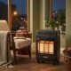 Soba pe Gaz FLORIA ZLN8455, 4200W, 3 Placi Ceramice, Aprindere Piezoelectrica, Demontata