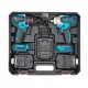 Set 2 Scule cu Acumulator German Meister 36V MAX – Mașină de Găurit și Înșurubat Brushless 80 Nm + Cheie de Impact 380 Nm, 2 Acumulatori 6Ah, Încărcător, Accesorii și Valiză