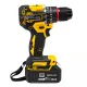 Trusa Scule cu Acumulator German Meister 36V MAX 6Ah – Autofiletantă, Cheie Impact 380Nm, Rotopercutor SDS-Plus 26mm și Polizor Unghiular 125mm, 2 acumulatori