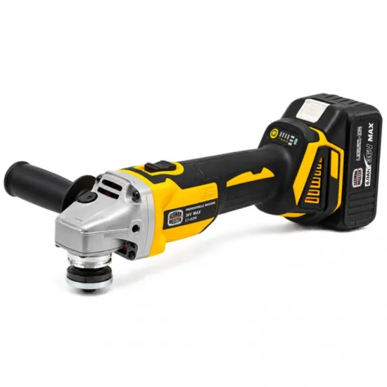 Trusa Scule cu Acumulator German Meister 36V MAX 6Ah – Autofiletantă, Cheie Impact 380Nm, Rotopercutor SDS-Plus 26mm și Polizor Unghiular 125mm, 2 acumulatori