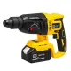 Trusa Scule cu Acumulator German Meister 36V MAX 6Ah – Autofiletantă, Cheie Impact 380Nm, Rotopercutor SDS-Plus 26mm și Polizor Unghiular 125mm, 2 acumulatori