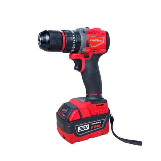 Bormașină Autofiletantă cu Percuție German Meister 36V, Motor Brushless, 50 Nm, Mandrină Metalică 10 mm, 2 Acumulatori 8Ah, 90 Accesorii, Valiză Transport