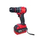 Bormașină Autofiletantă cu Percuție German Meister 36V, Motor Brushless, 50 Nm, Mandrină Metalică 10 mm, 2 Acumulatori 8Ah, 90 Accesorii, Valiză Transport