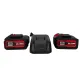 Set 2 Scule German Meister 36V – Bormașină Brushless 80 Nm + Flex Ø100 mm 10.000 RPM, 2 Acumulatori 36V 4Ah, Încărcător și Valiză