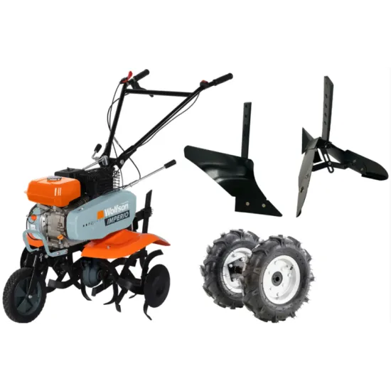 Motosapa pe benzina Wolfson Imperio, 8CP, 212cc, latime de lucru 80cm, cu roti de transport, plug si rarita
