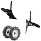 Motosapa pe benzina Wolfson Imperio, 8CP, 212cc, latime de lucru 80cm, cu roti de transport, plug si rarita