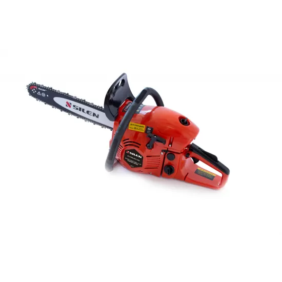 PACHET Drujba benzina SILEN 3.5CP + 3 lanturi + 1 lama + x1 ulei ungere 1L, x1 ulei ameste 0.5l + accesorii + manusi protectie + 2 bujii