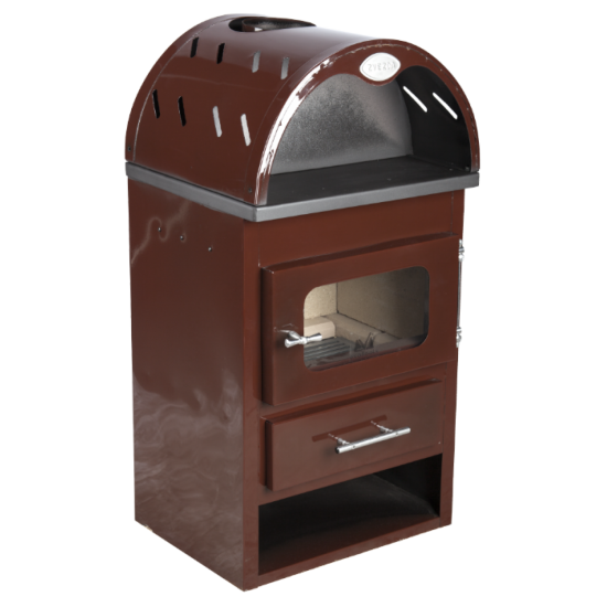 Semineu pe lemne brichete si carbuni, Samotat 480x915x390mm Semineu pe lemne brichete si carbuni, Samotat 480x915x390mm