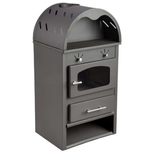 Semineu pe lemne brichete si carbuni ETS 1 K EKO Negru 480x915x390mm Semineu pe lemne brichete si carbuni ETS 1 K EKO Negru 480x915x390mm