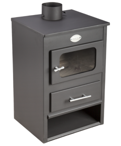 Semineu pe lemne brichete si carbuni ETS 1 EKO  480x670x390mm.