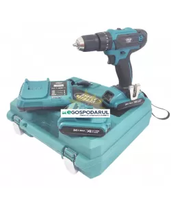 Autofiletanta cu Percutie , 24 V , 5 Ah , 24 de accesorii incluse , incarcare rapida , Lithium-Ion Autofiletanta cu Percutie , 24 V , 5 Ah , 24 de accesorii incluse , incarcare rapida , Lithium-Ion