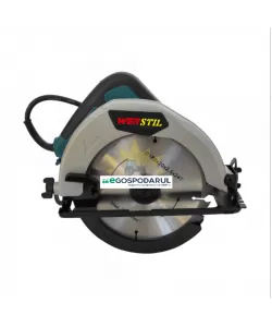 Circular de mana , Werstil , Albastru , 1200 W , 4900 RPM , disc 185 mm inclus Circular de mana , Werstil , Albastru , 1200 W , 4900 RPM , disc 185 mm inclus