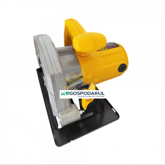 Circular de mana , Werstil , Galben , 1650 W , 4800 RPM , disc 185 mm inclus