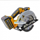 Fierastrau circular cu 2 acumulatori , 36 V , 5 Amp , diametru panza max 185 mm , 3800 Rpm