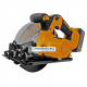 Fierastrau circular cu 2 acumulatori , 36 V , 5 Amp , diametru panza max 185 mm , 3800 Rpm