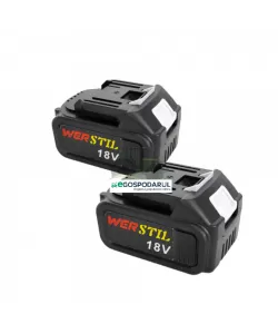 Masina de impact si insurubat Werstil , 2 in 1 , patrat + bit , 18 V , 6 Ah , max 5000 Rpm Masina de impact si insurubat Werstil , 2 in 1 , patrat + bit , 18 V , 6 Ah , max 5000 Rpm