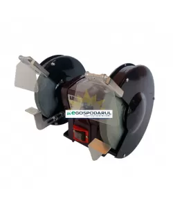 Polizor de banc rusesc , marca ALMAZ , 450 W , cu piatra de 200 MM Polizor de banc rusesc , marca ALMAZ , 450 W , cu piatra de 200 MM