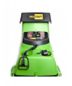 Tocator de crengi PROCRAFT, PLS2800, 2800 W, 6000 rpm, diametru creanga 44 mm, colector iarba 55 L Tocator de crengi PROCRAFT, PLS2800, 2800 W, 6000 rpm, diametru creanga 44 mm, colector iarba 55 L
