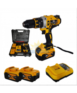 Autofiletanta cu percutie , XR Tehnology , 36 V / 5 Ah , 24 accesorii , mandrina metalica 13 mm