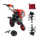 Motocultor pe benzina E2 ELEFANT, OHV 7 Cp, 3600 RPM, 210 CC, latime de lucru 110 cm, Roti 400 - 8, far, 10390