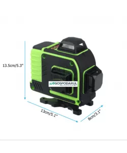 Nivela Laser 16 Linii, 2 Acumulatori, Suport rotativ 360 grade. Auto nivelare. Nivela Laser 16 Linii, 2 Acumulatori, Suport rotativ 360 grade. Auto nivelare.