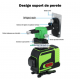 Nivela Laser 16 Linii, 2 Acumulatori, Suport rotativ 360 grade. Auto nivelare.