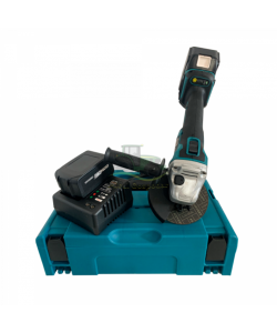 Polizor Unghiular German Meister, 2 Acumulatori, 24V, 5Ah