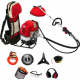 Set Motocoasa tip rucsac Micul Fermier BC430KF, 4.76CP, +Prasitoare