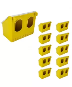 HRANITOARE PORUMBEI DUBLA (MEDIE) SET 10 BUC 