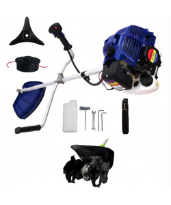 Set Motocoasa Micul Fermier GF-1310 3.4CP +Cap Cultivator + 2 sisteme taiere, model nou
