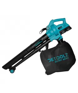 Suflanta Aspirator DETOOLZ 40L pe acumulator 210km/ora 18V Suflanta Aspirator DETOOLZ 40L pe acumulator 210km/ora 18V