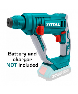  Cod produs: TRHLI1601 TOTAL - Ciocan rotopercutor - 1.5J - Li-Ion - 20V (NU include acumulator si incarcator)