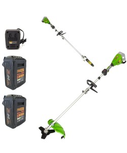 Kit Motocoasa cu acumulator Procraft PTA20/2, 2x 20V, 7000 RPM, 360mm + 2 acumulatori si incarcator