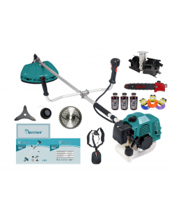 Motocoasa Mustang DDT-0040 , 5,5 CP, 51,7 CC, 2 timpi, 6000 RPM, 150 cm lungime arbore, 4 accesorii incluse, 3 fire trimmer, 3 sticle ulei amestec, 1 adaptor drujba, 1 prasitoare model 2