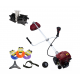 Motocoasa pe benzina DDT-1000L, 4 Timpi, 7 Cp, 62 cc, 9000 Rpm, 3 accesorii incluse , 3 fire trimmer, 1 prasitoare model 2