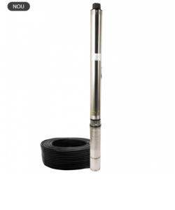 Pompa submersibila de mare adancime, DDT, 4SDM2-24, 2800 W, Inox, 24 turbine, 12 mc/h , adancime 200 m