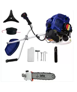 Set Motocoasa Micul Fermier G1310, 3.4CP, + Cap tip Drujba +2 Sisteme Taiere Set Motocoasa Micul Fermier G1310, 3.4CP, + Cap tip Drujba +2 Sisteme Taiere