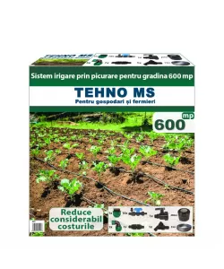 Sistem irigare prin picurare pentru gradina 600 mp