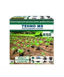 Sistem irigare prin picurare pentru gradina 850 mp