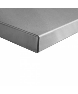 Blat INOX ALIMENTAR pentru lucru 800X600X65