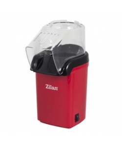 Aparat Pentru Popcorn Zilan ZLN-8044, Rosu Putere 1200W, sistem cu jet de aer cald