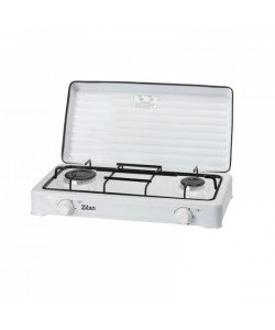 Aragaz 2 ochiuri ZILAN ZLN-0025, culoare alb utilizare numai GPL butelie,